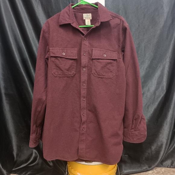 Burgundy Button-Up Shirt - Picture 1 of 13